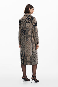 Desigual Printed Long Coat