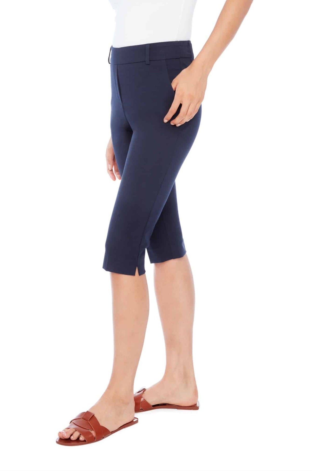 I Love Tyler Madison Najat Compression Short in Navy