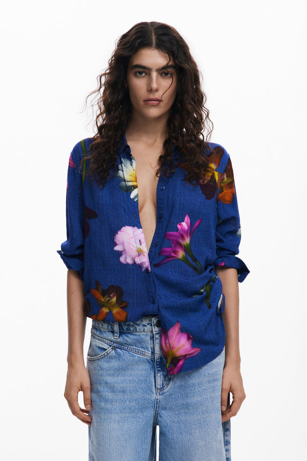 Desigual Apolo Ruched Button-up Shirt