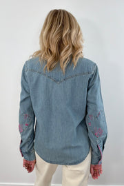 Kerri Rosenthal Western Denim Shirt