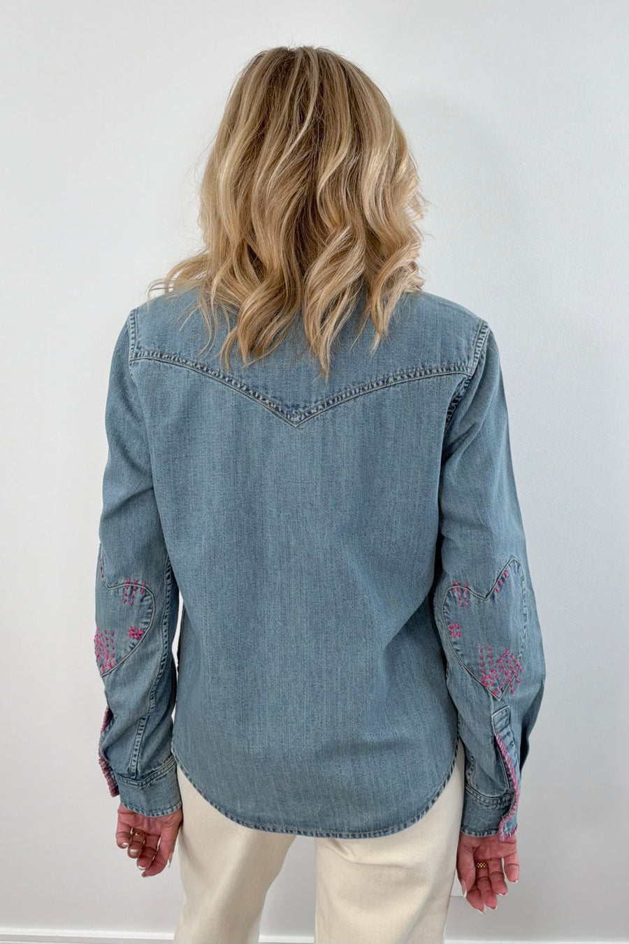 Kerri Rosenthal Western Denim Shirt