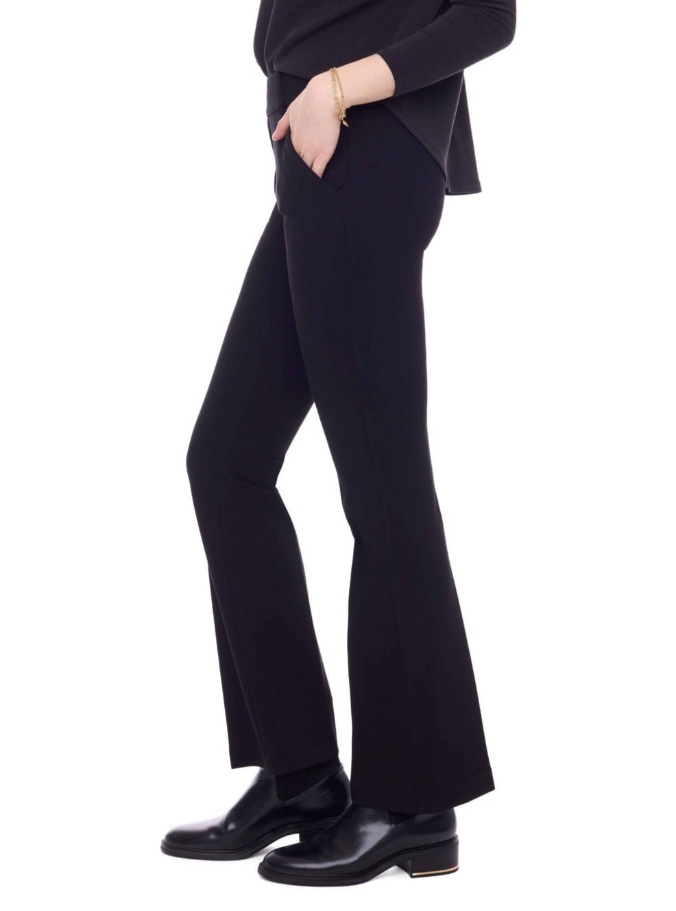 I Love Tyler Madison Axel Ponte Boot Leg Pant in Black - Size XL Available
