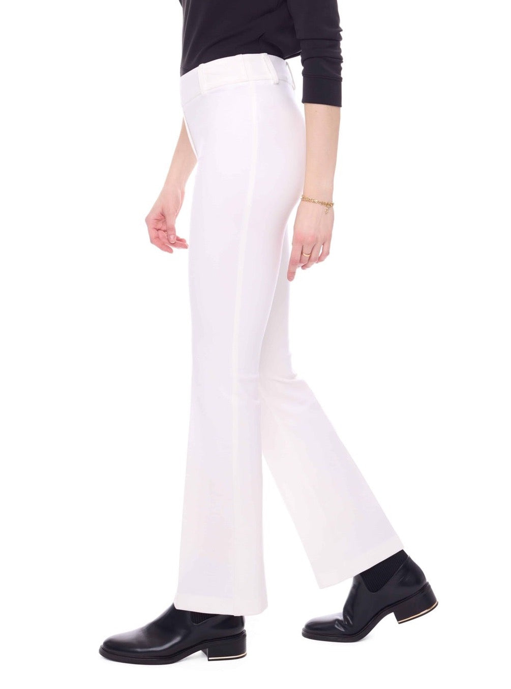 I Love Tyler Madison Axel Ponte Boot Leg Pant in Cloud
