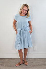 Splendid Lydia Indigo Mini Dress