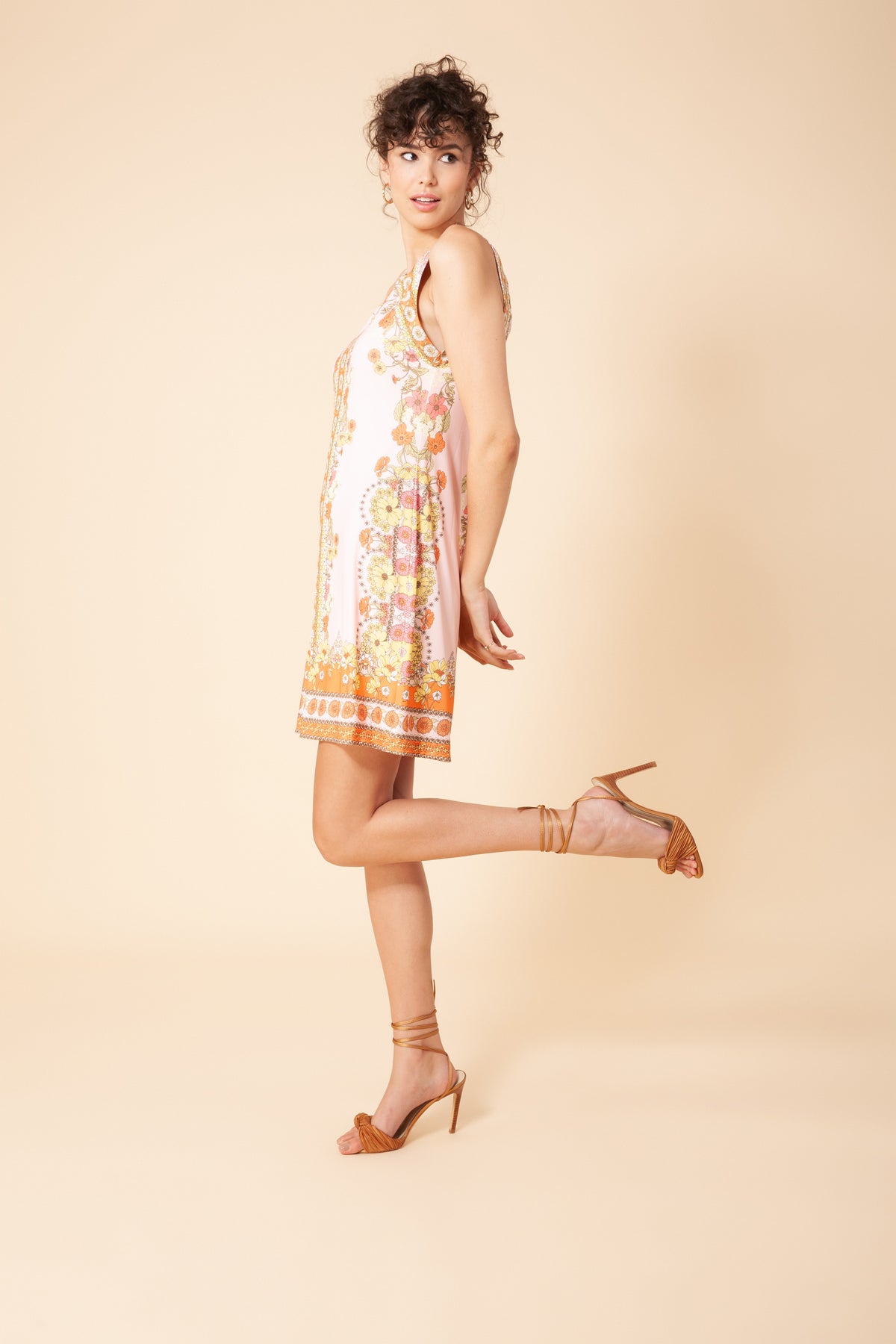 Hale Bob Amyie Matte Jersey Sleeveless Dress - Size L Available