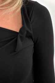 Project Social T Rosa Twist Front Long Sleeve