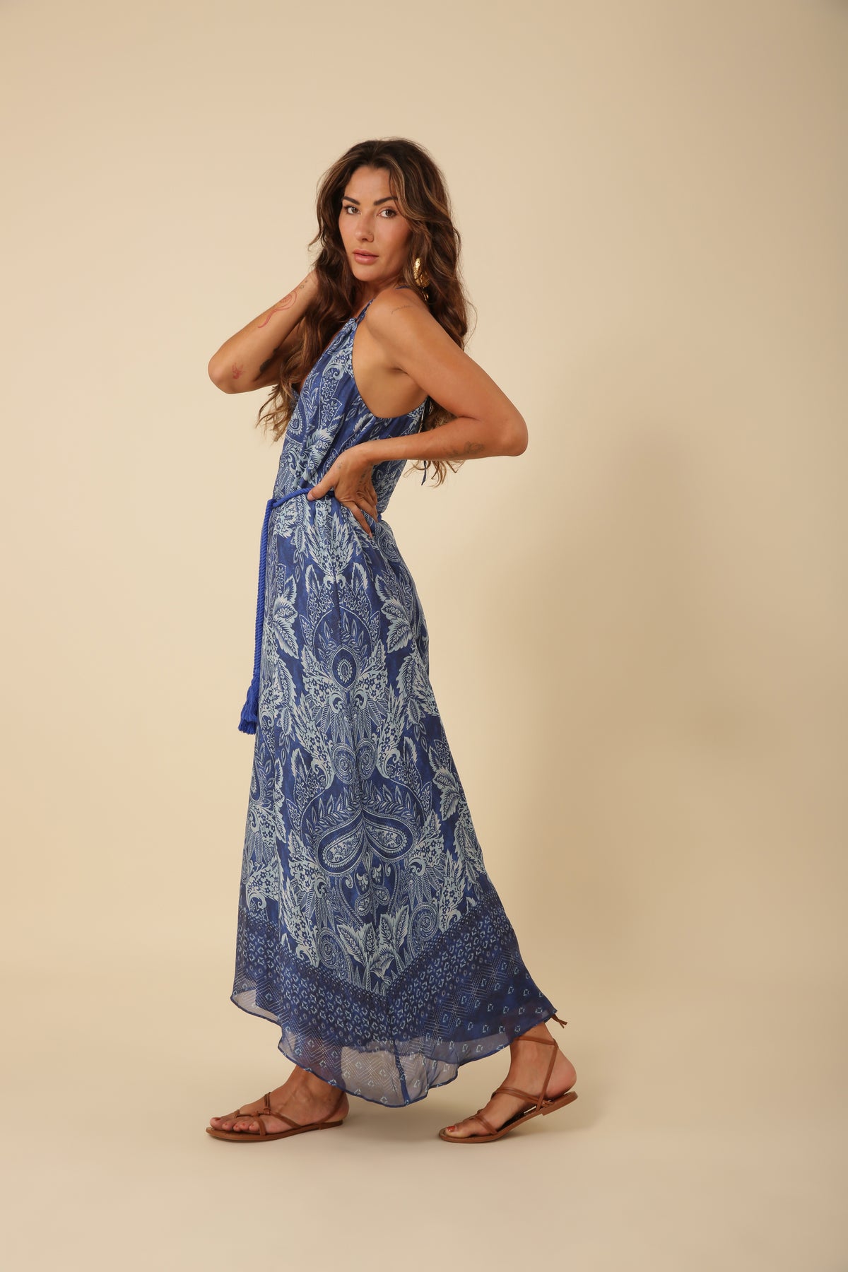 Hale Bob Briella Halter Maxi Dress - Size XS Available