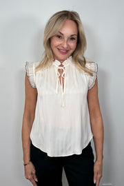 Heartloom Ananda Ruffle Collar Blouse