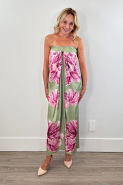 Misa Clea Strapless Midi Dress