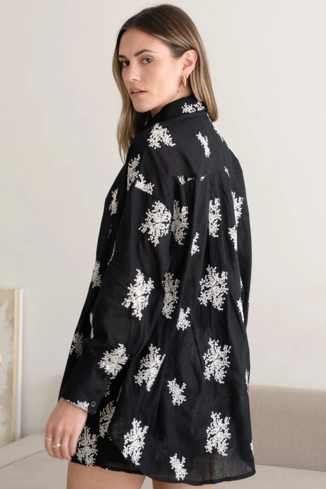 Charli Celina Embroidery Blouse