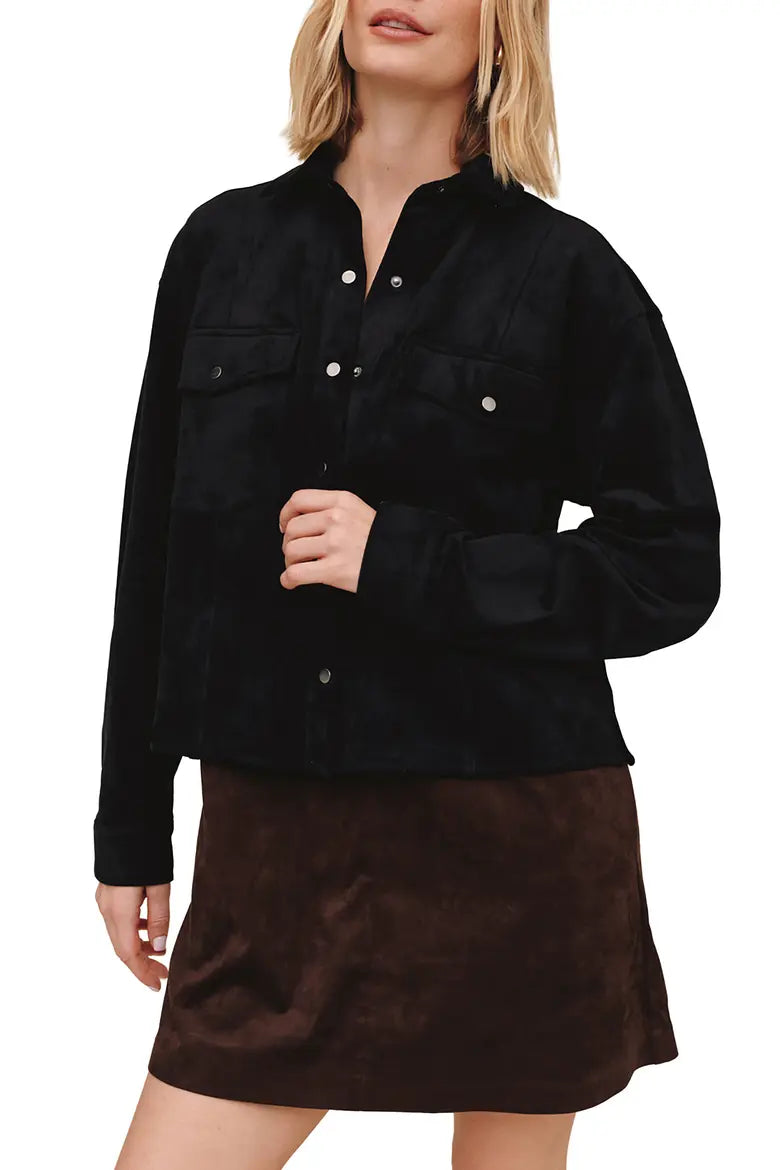 Bella Dahl Sadie Faux Suede Shacket