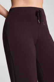 close-up of brown soft pants