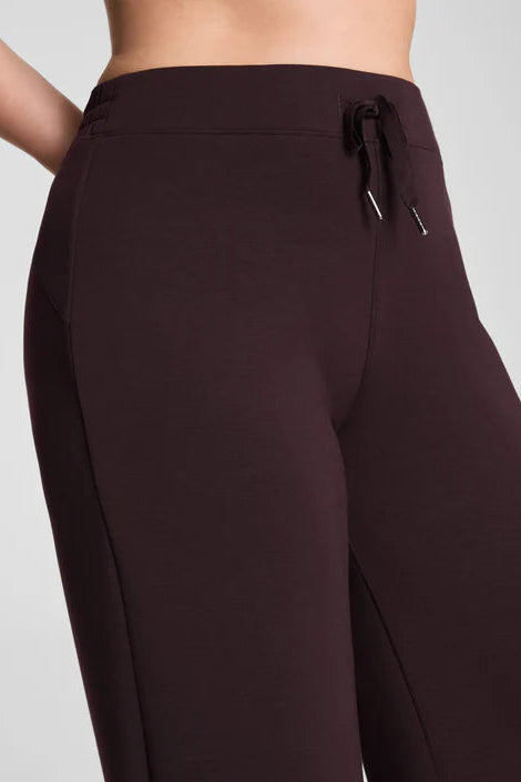 close-up of brown soft pants