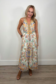 Hale Bob Rivka Chiffon Maxi Dress