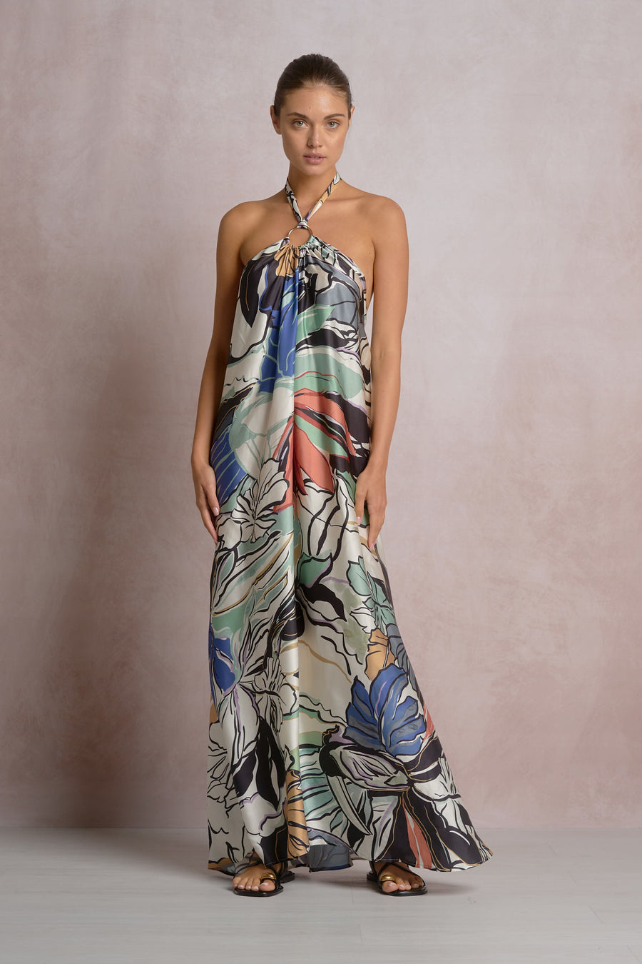Elan Botanical Maxi Dress