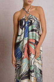 Elan Botanical Maxi Dress
