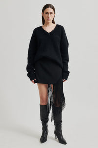 Second Female Frullo Fringe Short Skirt