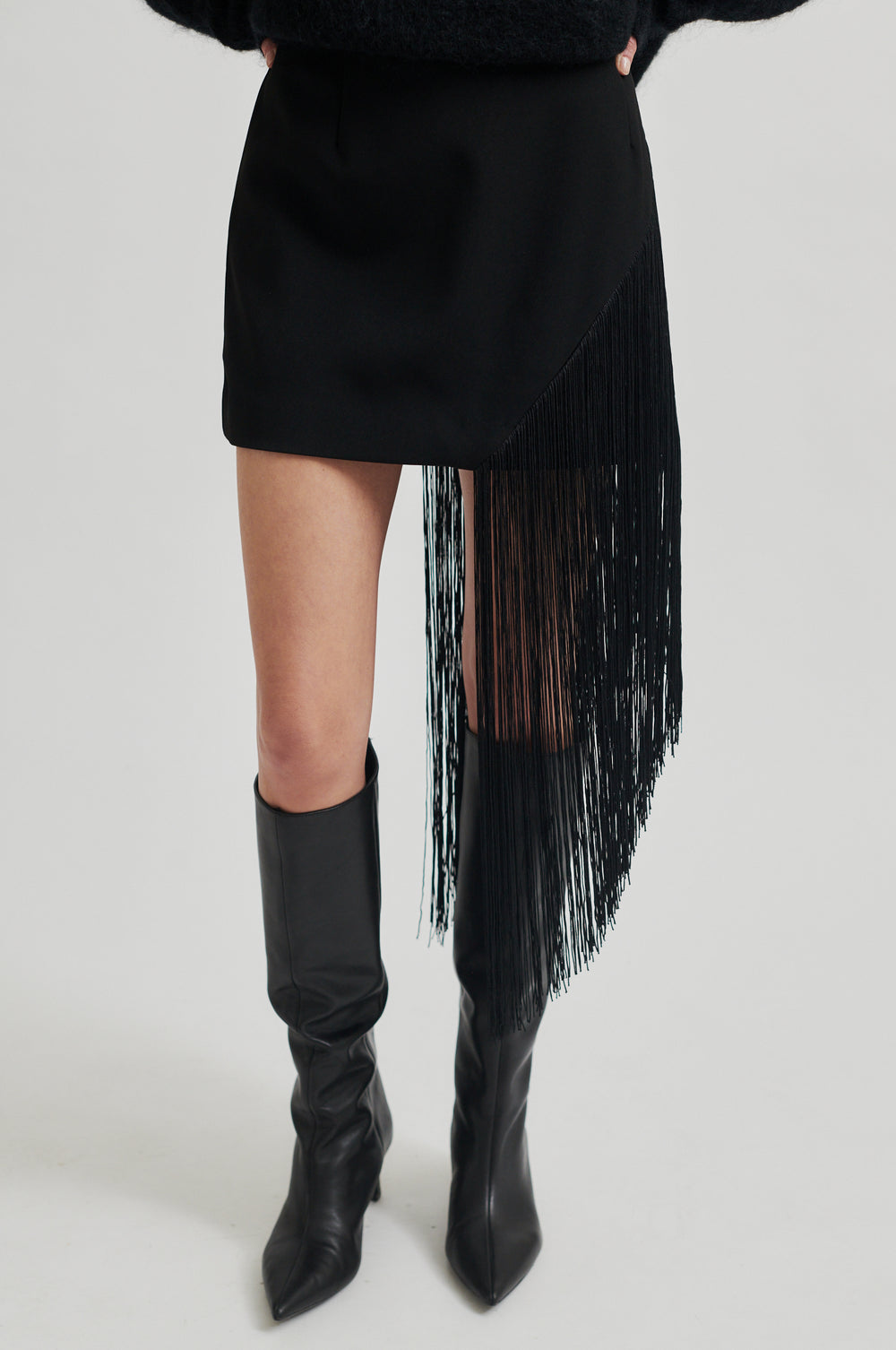 Second Female Frullo Fringe Short Skirt