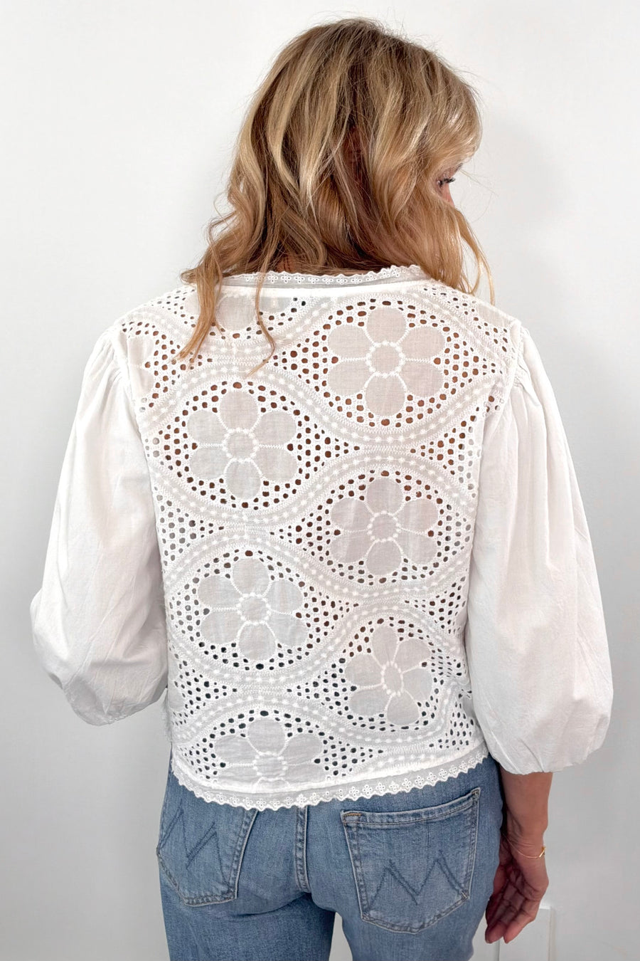 Astrid Ellisse Eyelette Top