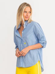 Kerri Rosenthal Mia Stripe Cotton Shirt - Size L Available