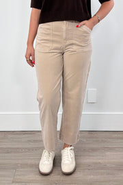 Splendid Carissa Stretch Corduroy Pant in Wheat