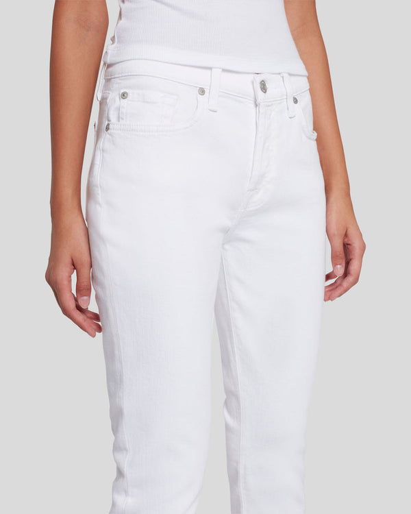 7 For All Mankind Josefina Jean in White - Size 30 Available