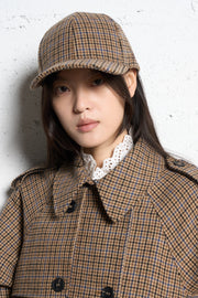 Suncoo Alysan Houndstooth Baseball Cap