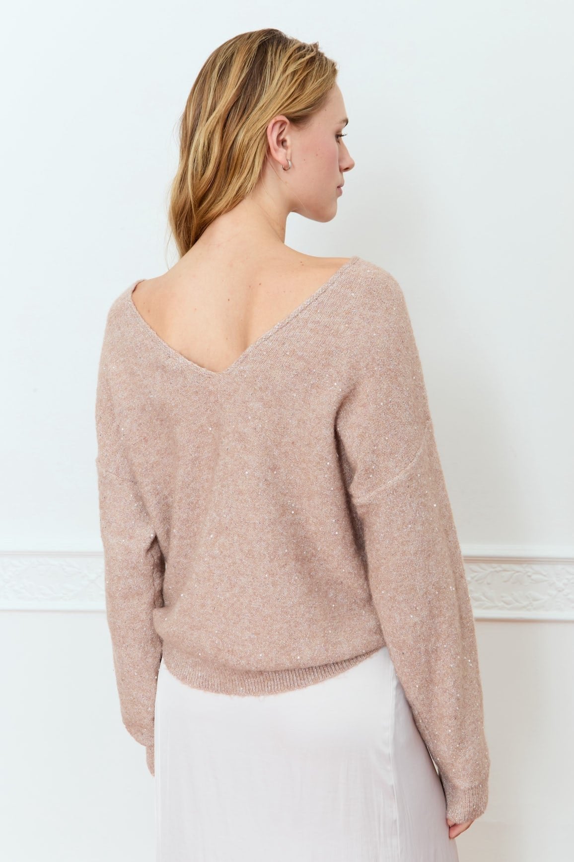 Deluc Catalpa Sequin Sweater