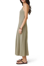 light green maxi dress tank top strap 