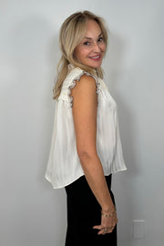 Heartloom Ananda Ruffle Collar Blouse