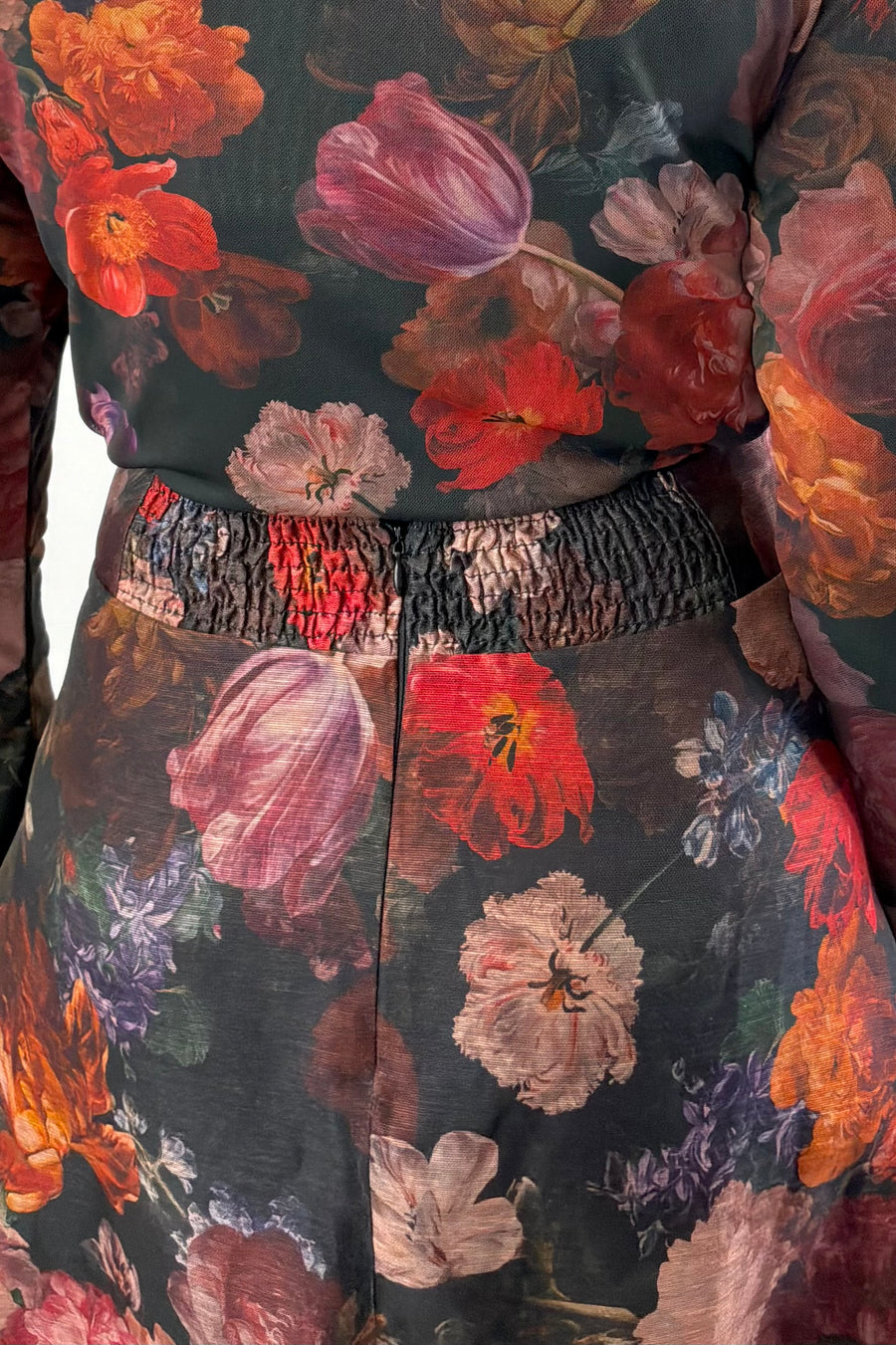 Hale Bob Clodagh  Floral Print A-Line Long Skirt