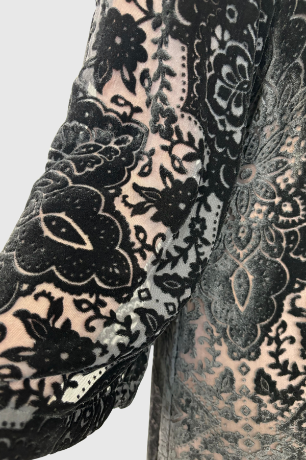 Hale Bob Alora Velvet Burnout Shift Dress