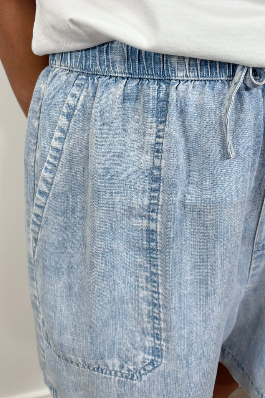 Splendid Angie Indigo Short