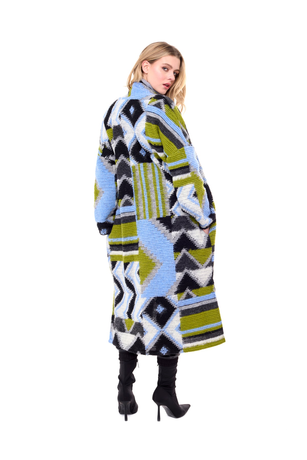 Astrid Snowstorm Stripe Cardi