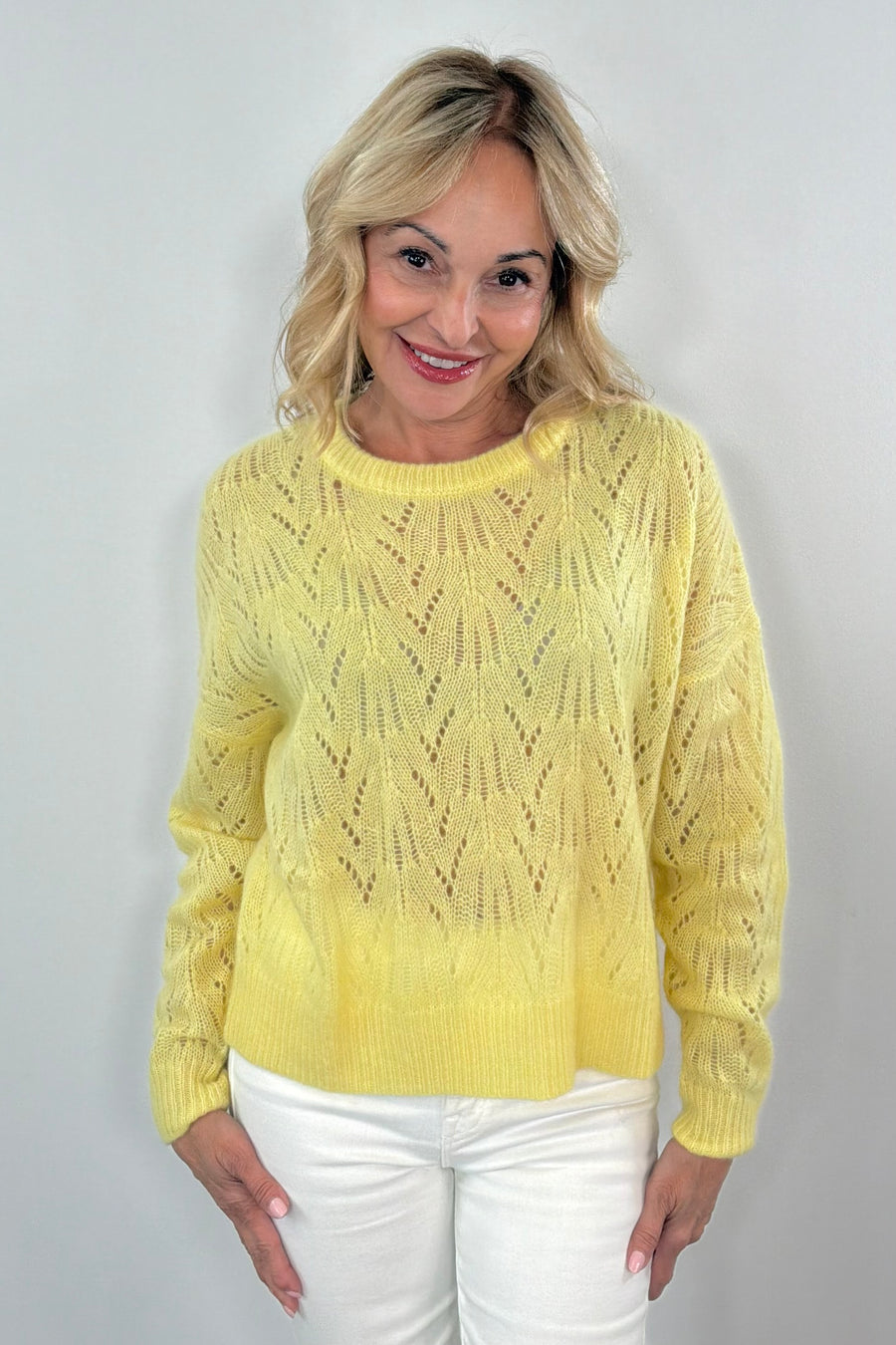 Autumn Cashmere Allover Crew