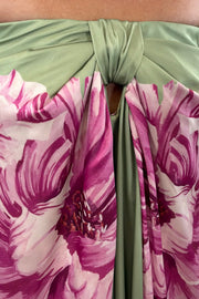 Misa Clea Strapless Midi Dress