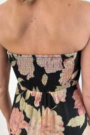 Heartloom Lariat Floral Strapless Dress