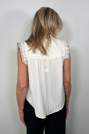 Heartloom Ananda Ruffle Collar Blouse