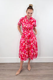 Cat Noir Bright Garden Short Sleeve Dress