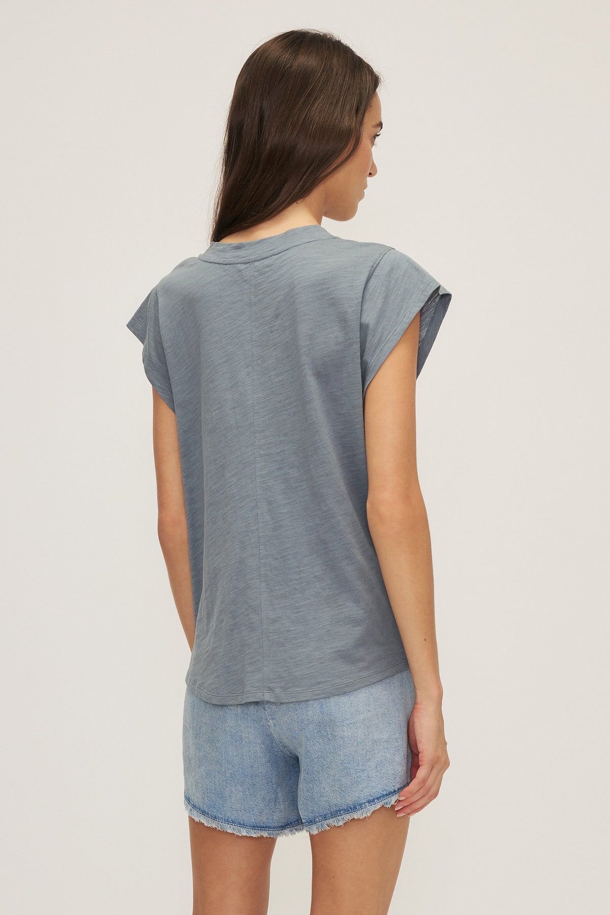 Melissa Nepton Cameron V-Neck Satin Top - Click to view colours