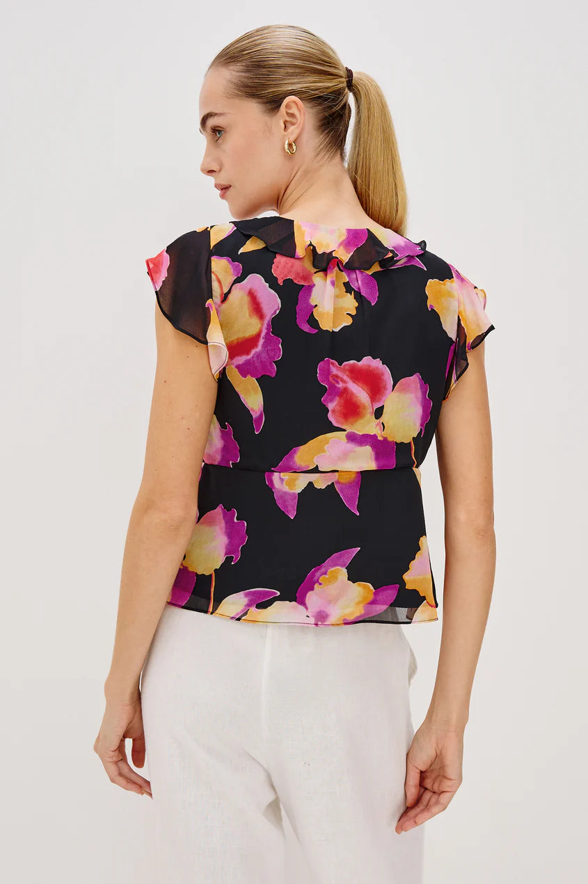 Rails Carmine Ruffle Cap Sleeve Top