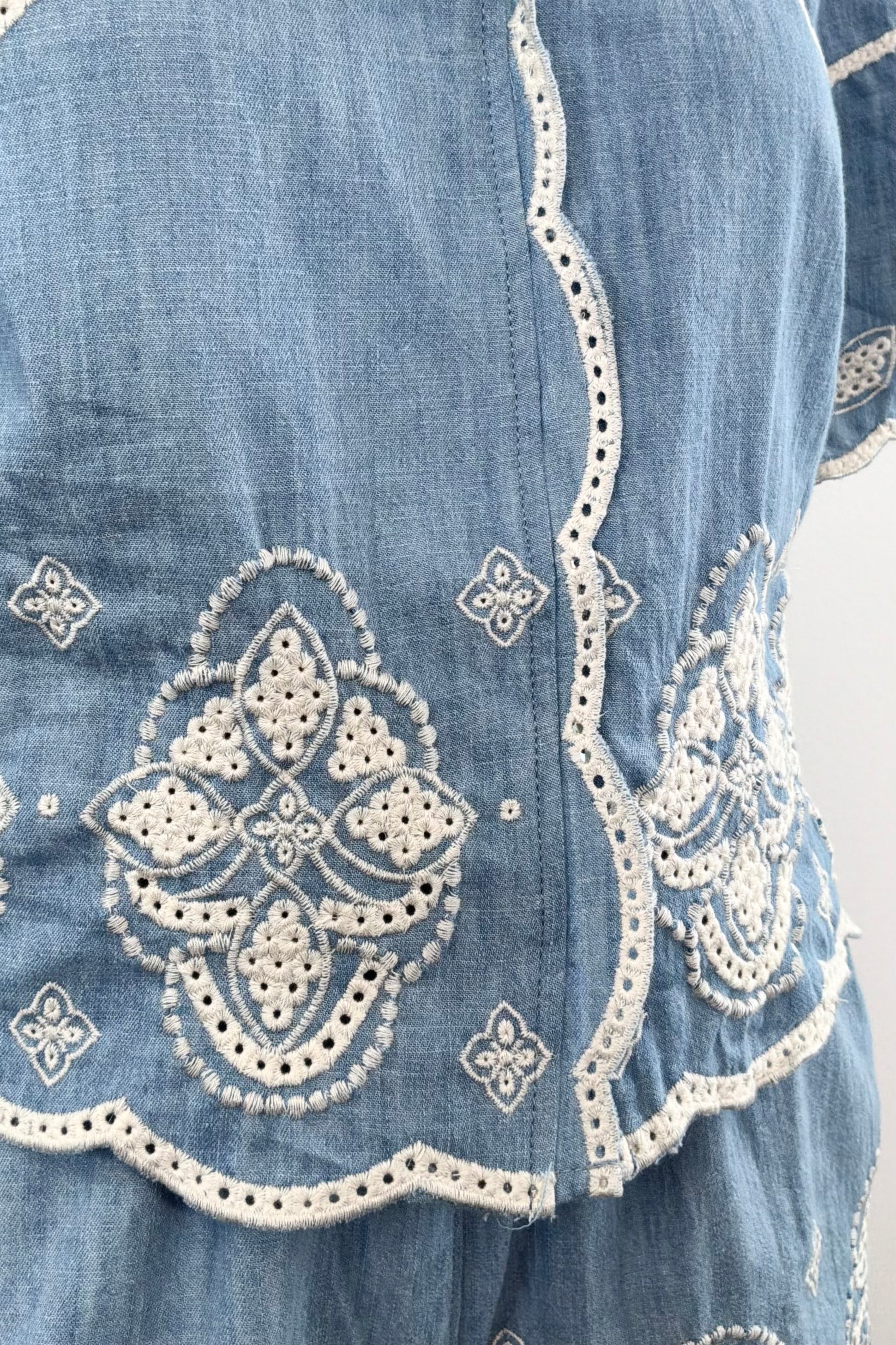 Melissa Nepton Marnie Denim Top