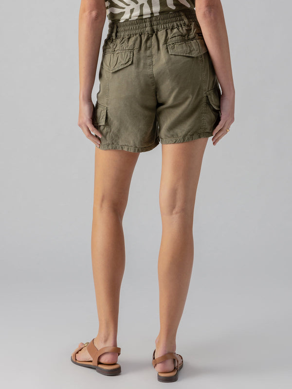 Sanctuary Relaxed Rebel Short in Burnt Olive