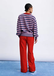 Frnch Fun Stripe Pullover