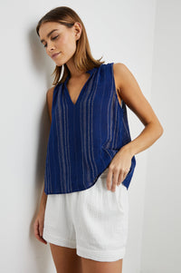 Rails Christy Luxe Linen Top - Size XL Available