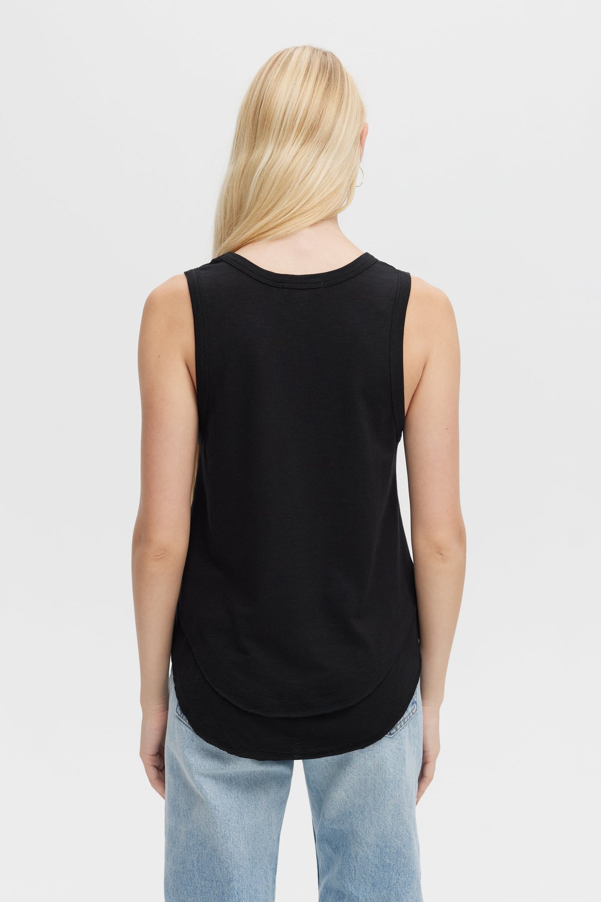 CHRLDR Ava Mock Layer Tank Top in Black