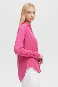 CHRLDR Amrat Jersey Blouse in Cerise