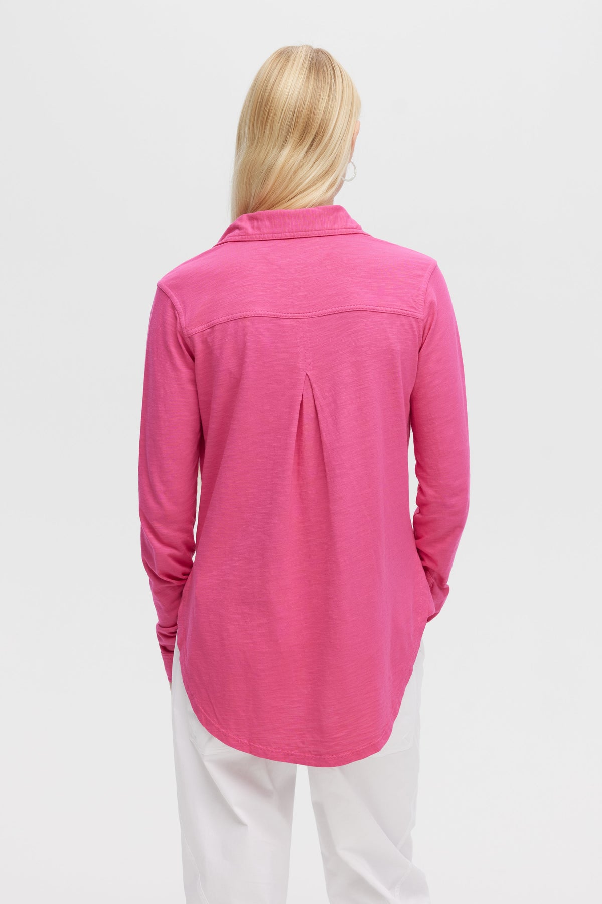 CHRLDR Amrat Jersey Blouse in Cerise