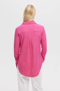 CHRLDR Amrat Jersey Blouse in Cerise