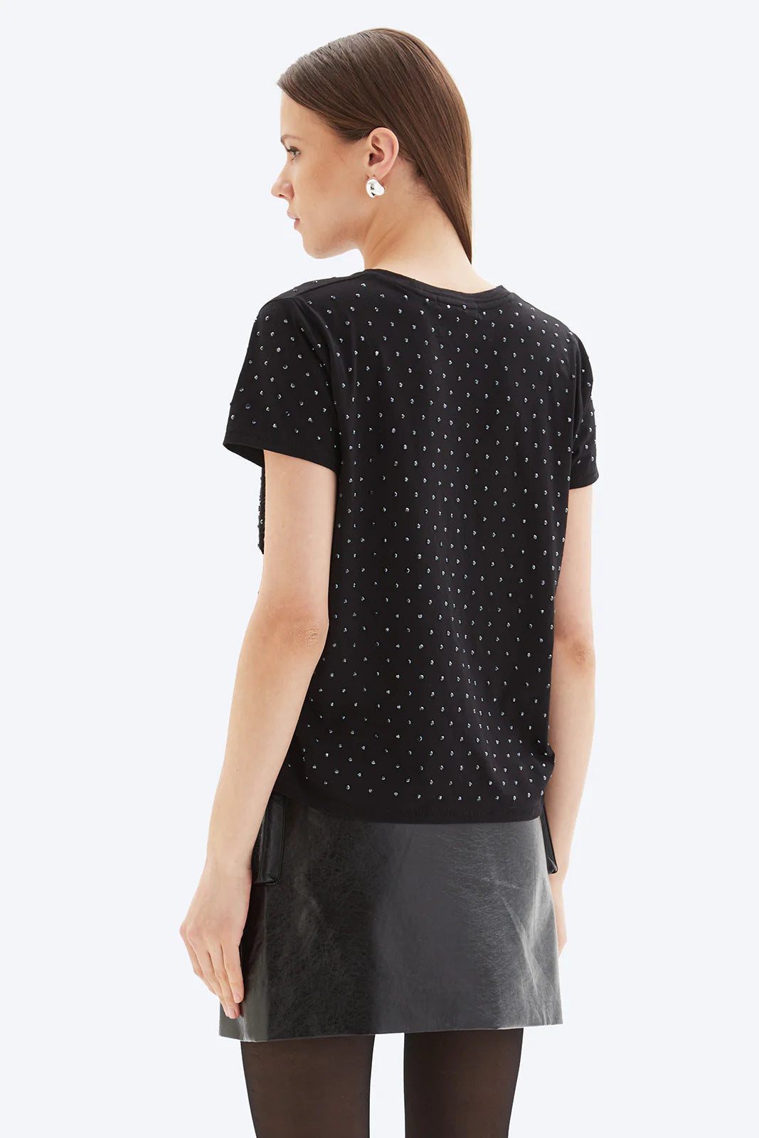 Chrldr All Over Studs Perfect Tee